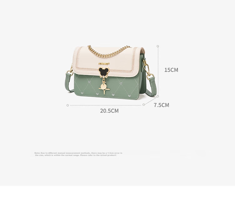 Aokang Women's Handbag, 2026 New Trendy Cowhide Small Square Bag, Light Luxury Crossbody Shoulder Bag, Birthday Mother's Day Gift for Girlfriend Or Wife 13