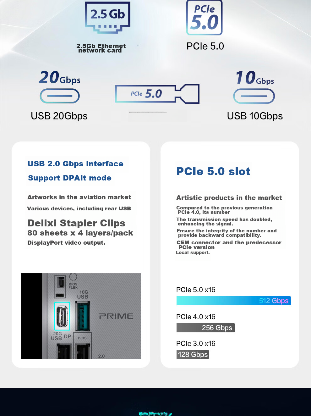ASUS ProArt Z890-CREATOR WIFI Creative Motherboard Supports CPU 285K/265K/270K (Intel Z890/LGA 1851) 14