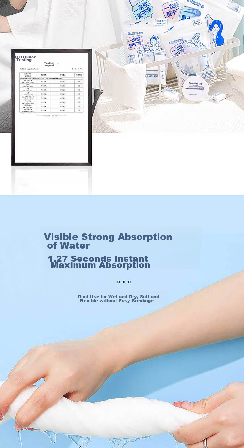 MINISO Disposable Multi-Functional Dry Towel, Portable for Travel, Business Trips, Outdoor Activities, Hotel Supplies (4 Pieces X 3 Packs) 9
