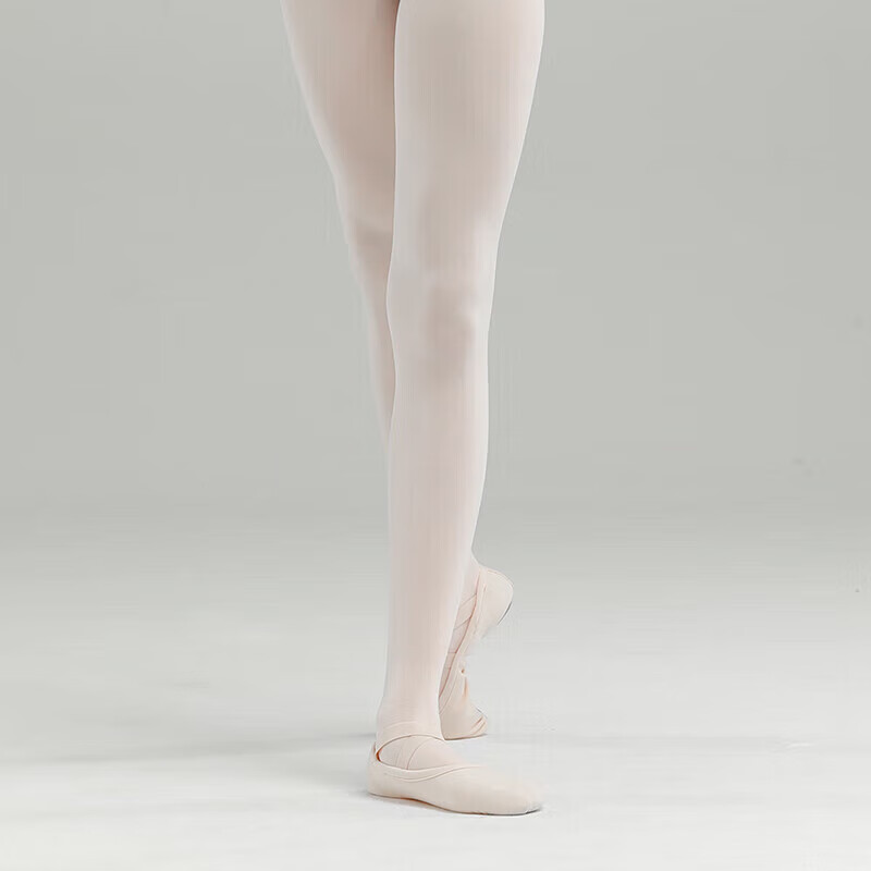 Sansha Children's Dance Tights, White Ballet Tights, All-Season One-Piece Pantyhose for Girls, Large Socks, White M-L