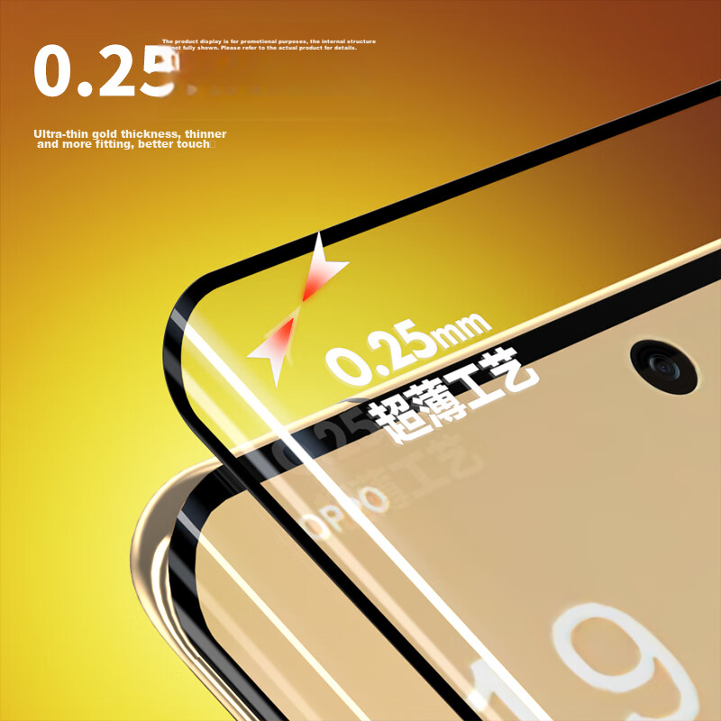 LLUNC Tempered Glass Screen Protector for OPPO Reno10, Compatible with Reno9pro/pro+, Reno9 Universal Curved Coverage Ultra-Thin Ultra-Clear Shatterproof Anti-Fingerprint Protective Film