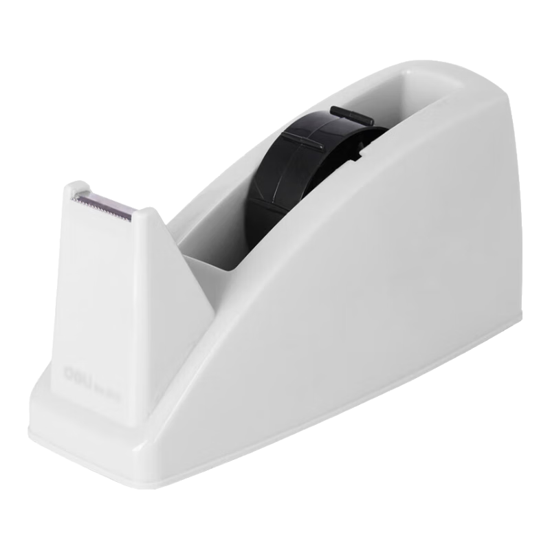 Deli Large Tape Dispenser Cutter And Box Sealer (Tape Width ≤24mm), Gray, 812