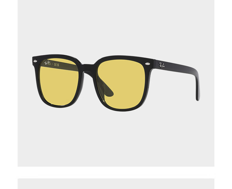 RayBan Square Large Frame Sunglasses, Face-Slimming Effect, Fashionable Designer Style 0RB4401D, Gift 6