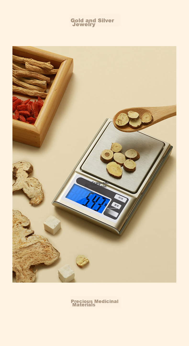 Xiangshan Electronic Scale, Jewelry Scale, Kitchen Scale, High Precision 0.01 Gram Weight Scale, Chinese Medicine Scale, Gold Scale, Mini Pocket Scale, Electronic Scale 9