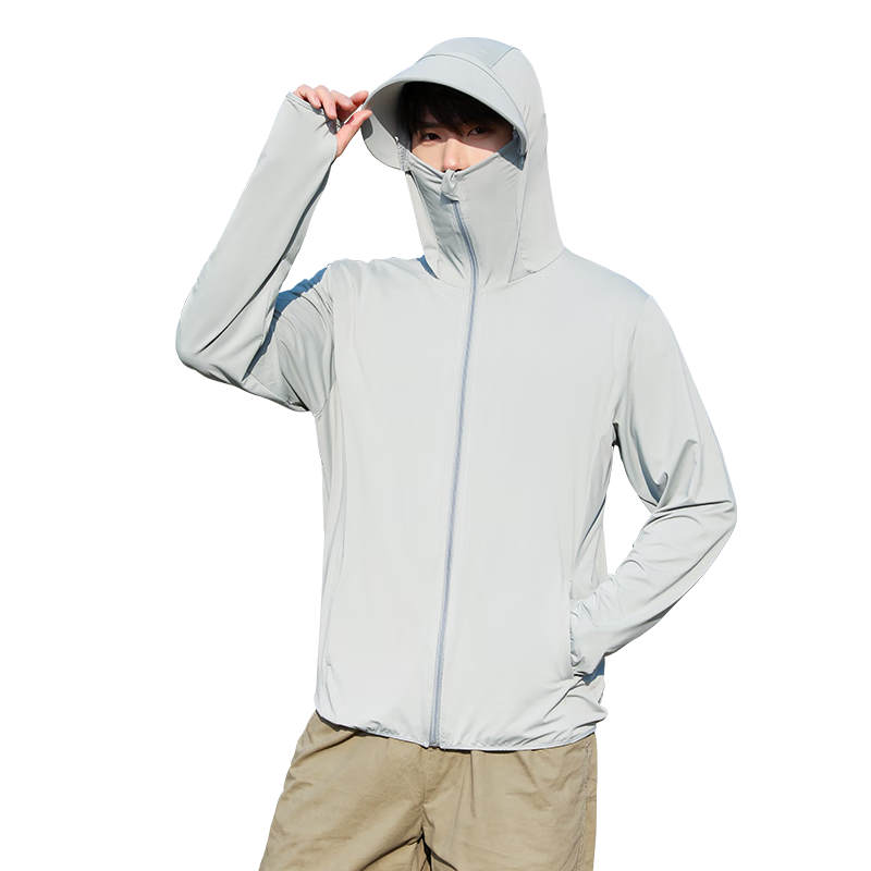 LangSha Sun Protection Clothing for Men And Women, Cool Ice Silk UV-Resistant Ultra-Thin Breathable Quick-Dry Outdoor Fishing Shirt