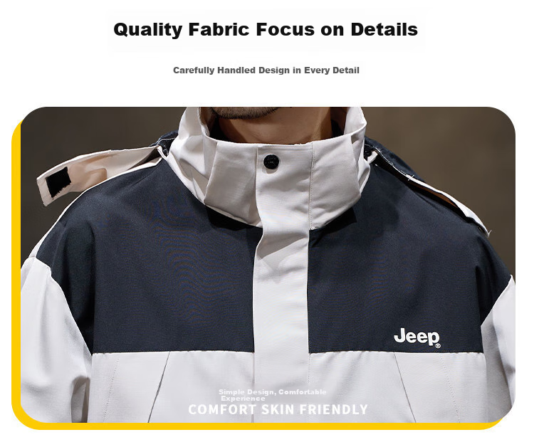 JEEP High-End Tactical Jacket for Men, 2026 Spring And Autumn New Outdoor Mountain-Style Sports Hiking Wear Workwear Jacket Men's Clothing 4