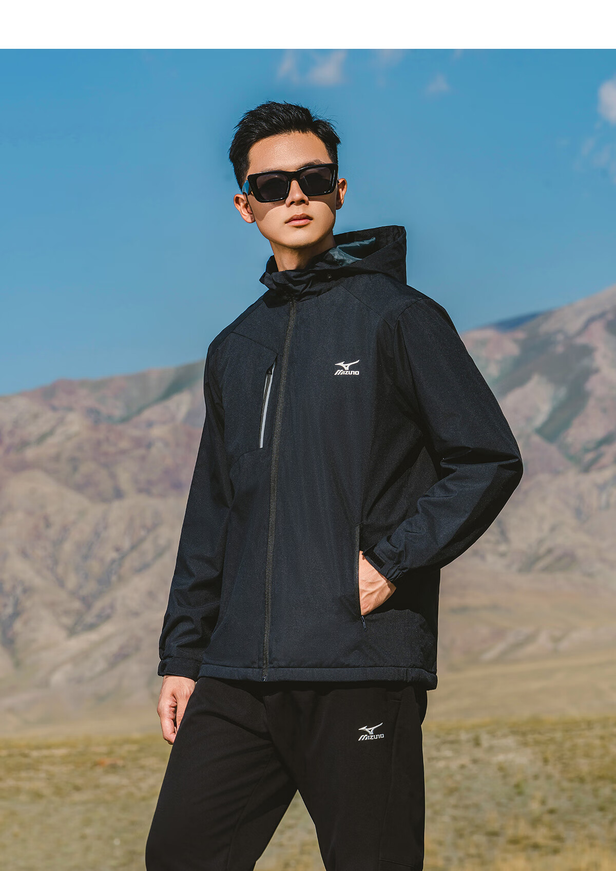 Mizuno Outdoor Jacket for Men And Women, Windproof Couple's Coat, Hiking Wear 9