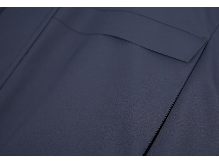 TRIES Men's Fleece-Lined Hooded Jacket Autumn Winter Windproof Solid Color Fashion Warm Outerwear 6