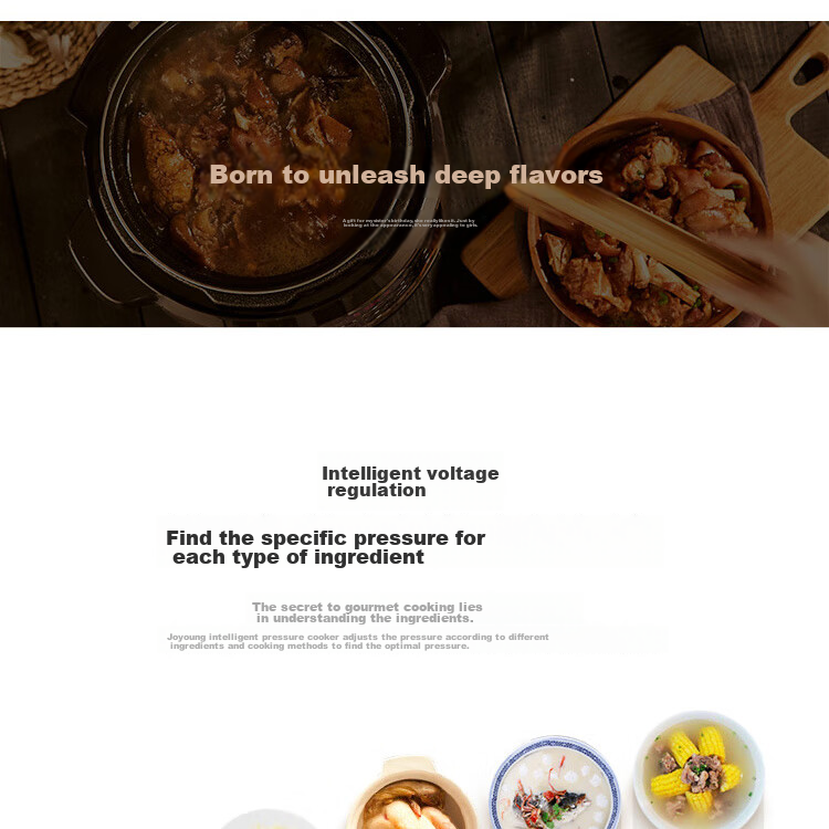 Joyoung Electric Pressure Cooker for 1-6 People, Programmable Smart High-Pressure Cooker, Home Use 6L Dual Inner Pot Rice Cooker Y-60C81 21