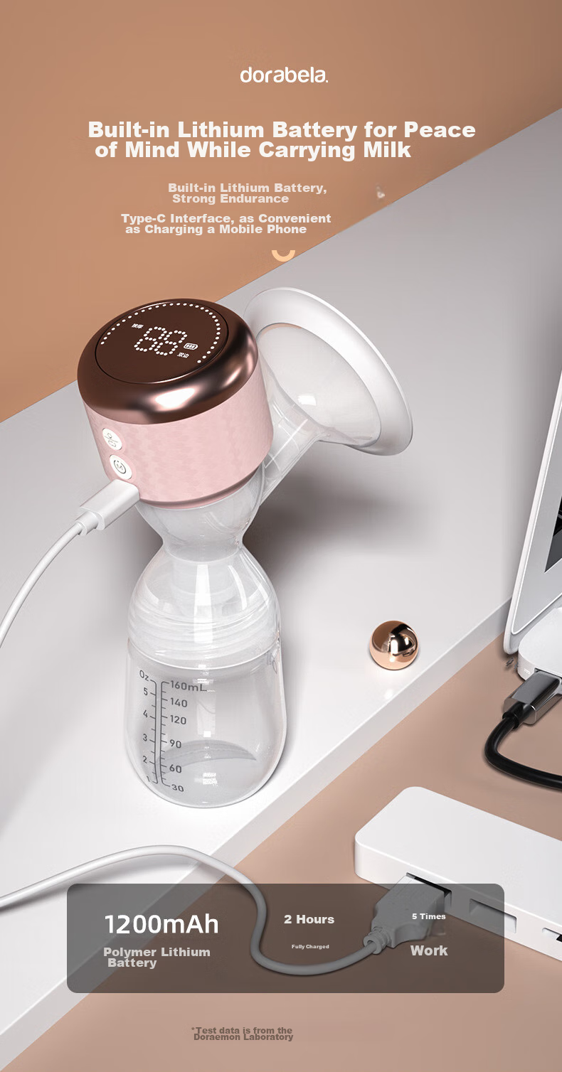 Dora Bela Electric Breast Pump, Double-Sided Painless Fully Automatic High-Suction Milk Extractor, Variable Frequency Breast Milk Suction Device, Postpartum Massage And Milk Collectio 17