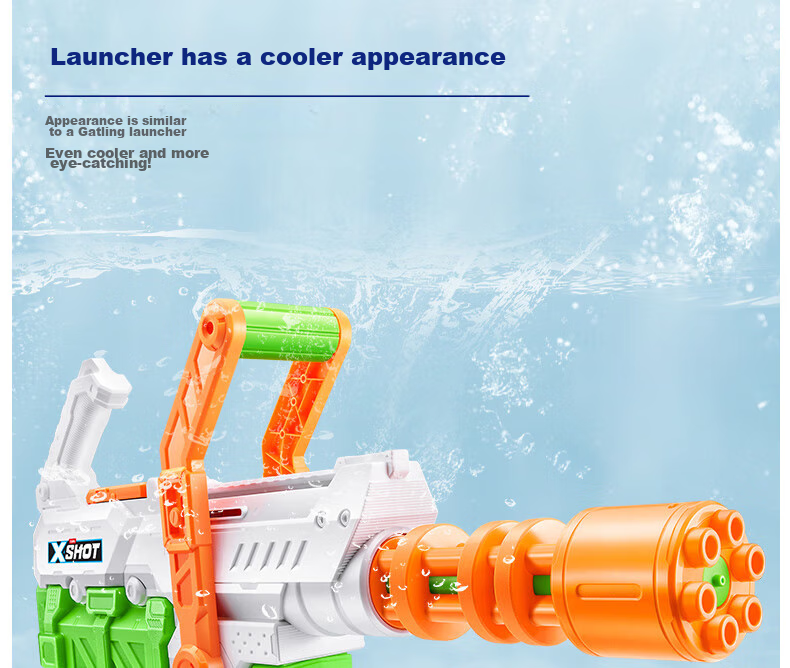 ZURU Super Attack Crazy Water Cannon Quick-Fill Water Gun, Water Play Toy, Birthday Gift for Boys And Girls 2