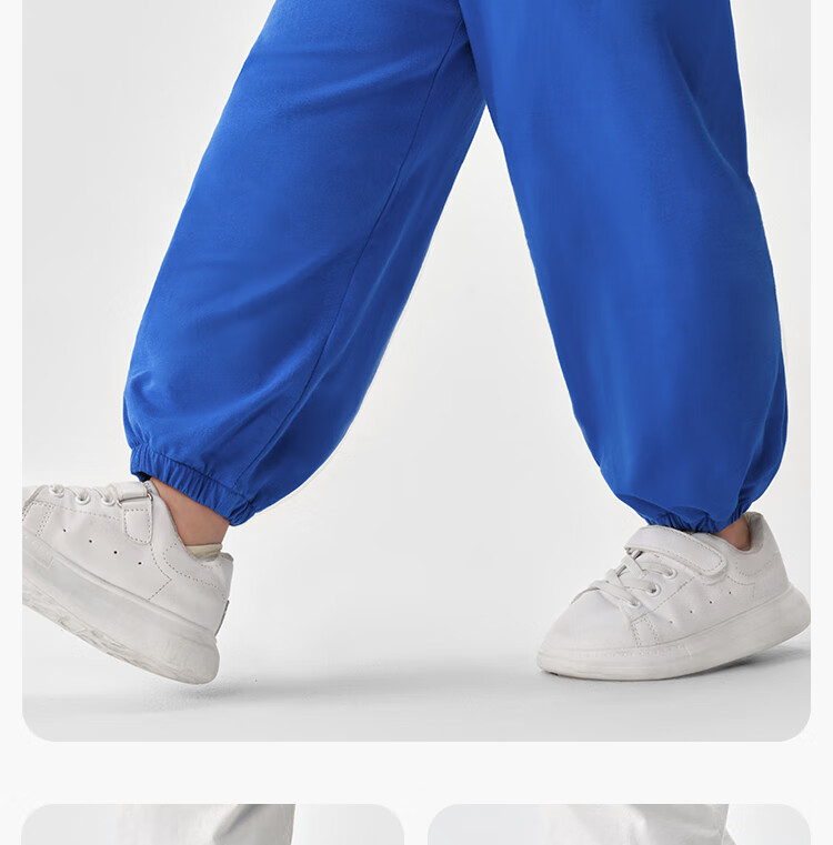 Badibadi Summer Infant And Toddler Pure Cotton Mosquito-Repellent Pants, Versatile Sports Trousers for Boys And Girls, Baby Clothing, Round Logo Little Rabbit, Size 90 8