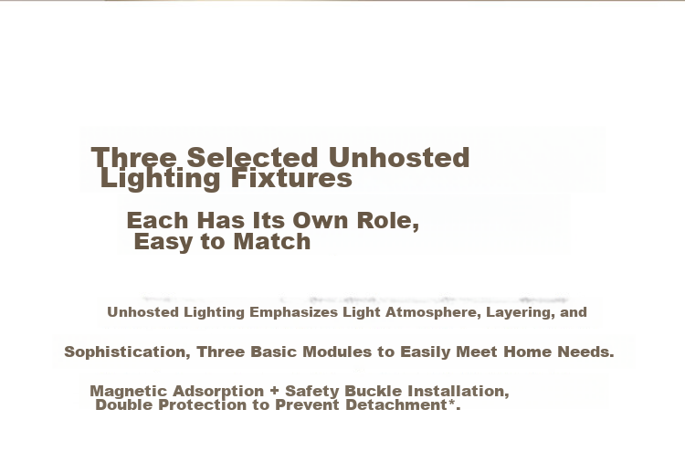 Mijia Magnetic Track, Smart Spotlight, No Main Light Illumination, Surface-Mounted Whole-House Package for Living Room And Bedroom, Modern Style 4