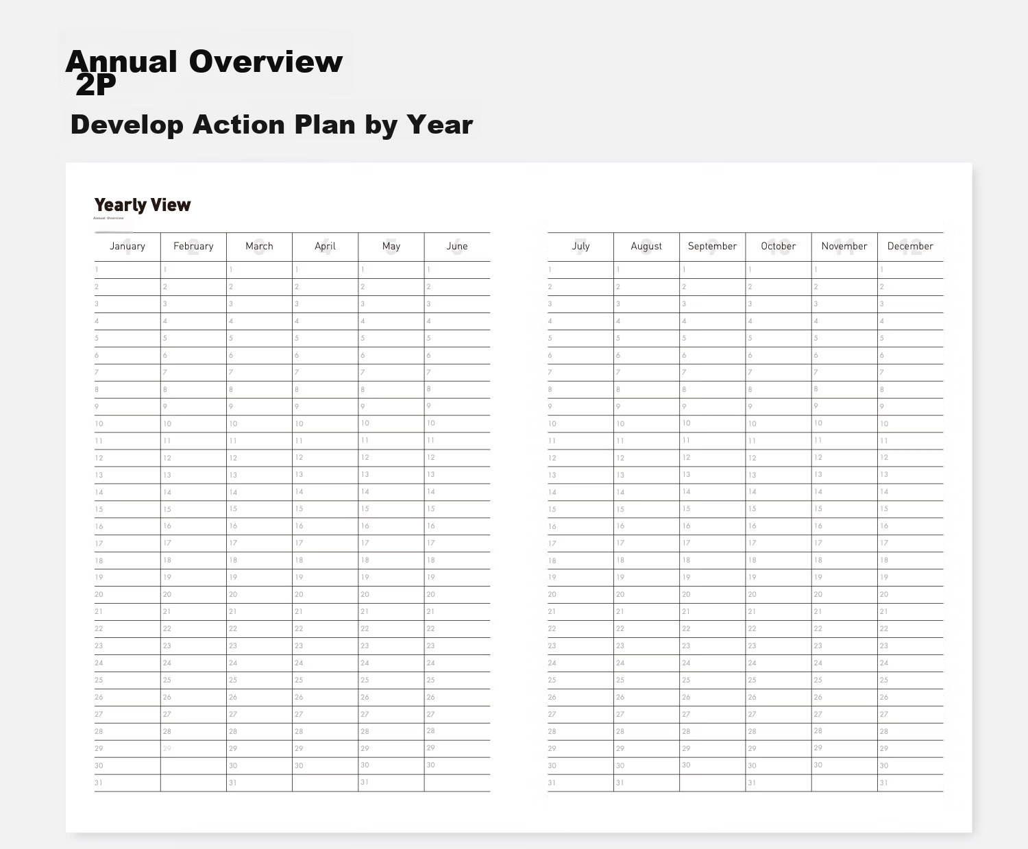Chenzao's Efficiency Handbook for Weekly And Monthly Planning in One's Lifetime, A5 Size, 152 Pages - As The Day Advances 6