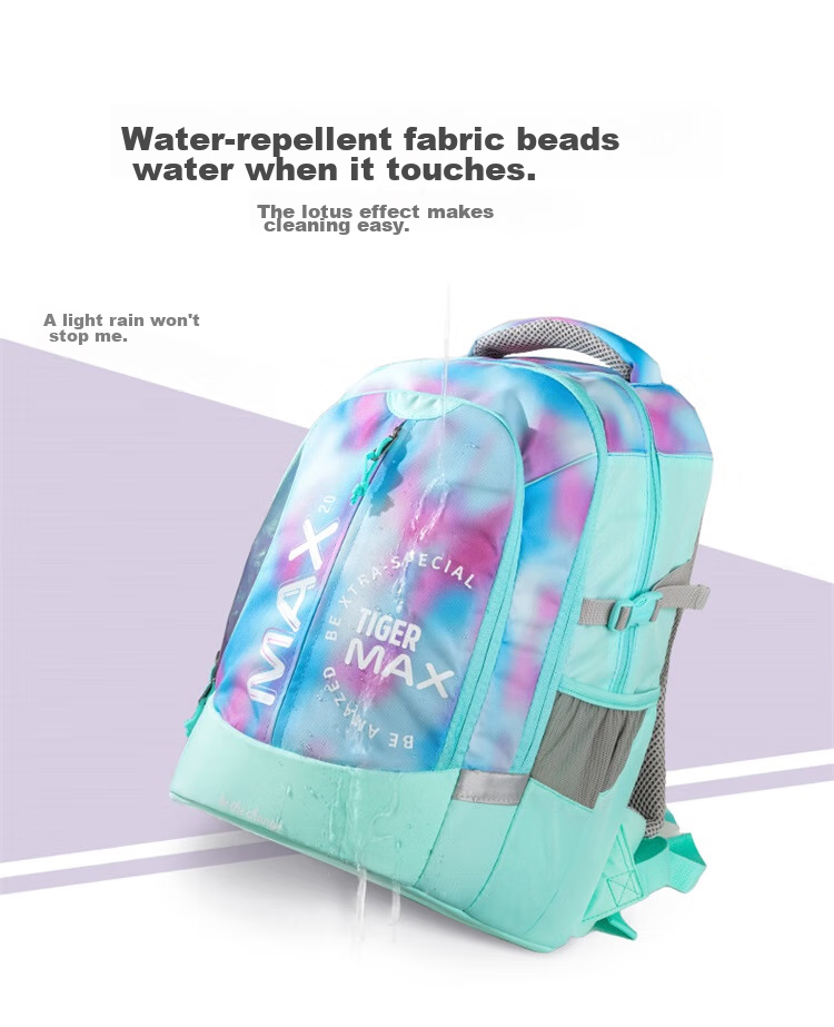 TigerFamily Middle School And High School Student Backpack for Grades 5-9, Spine-Protecting And Load-Reducing Double Shoulder Bag for Boys And Girls 14