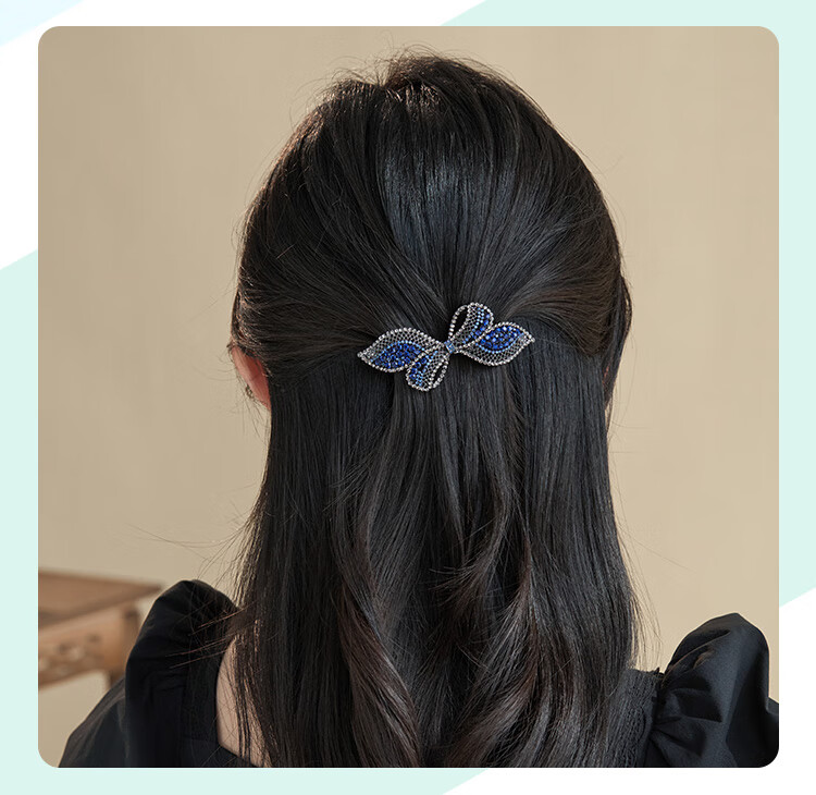 CHIMERA Spring Hair Clip, Back of Head Barrette, Half-Up Hairstyle Accessory, High-End Hairpin for Women, Mid-Autumn Festival Gift 7