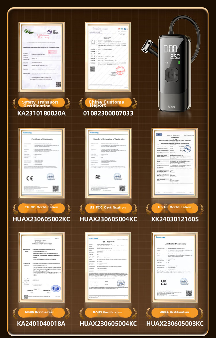 NEWO Car Air Pump, Tire Inflator for Vehicles, Bicycle And Electric Bike, Portable Wireless Pressure Gauge, Lixiang I9 4
