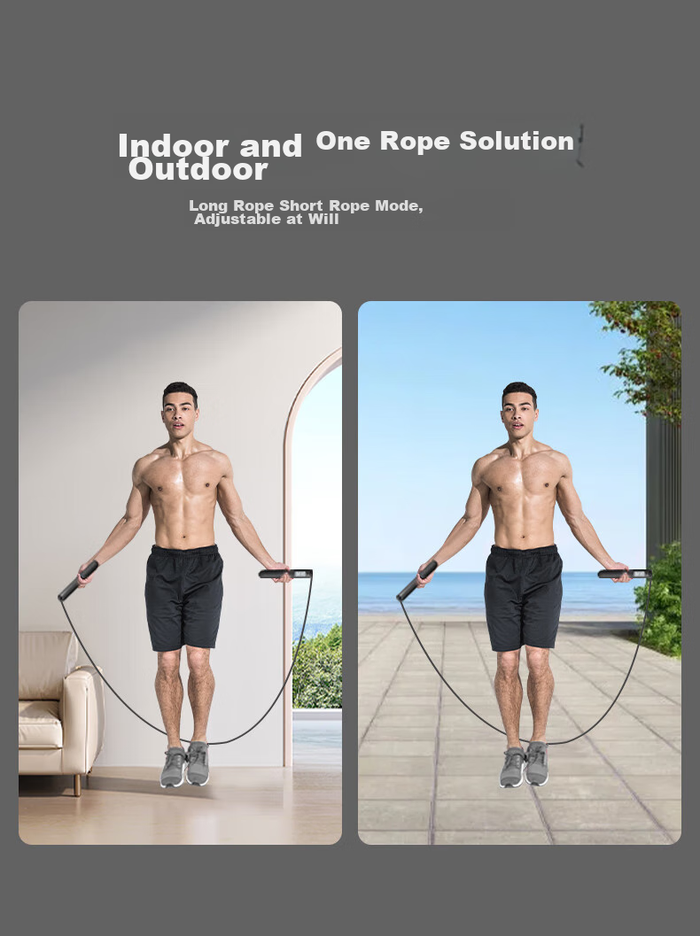 Oufanda Jump Rope for Children, Elementary School Steel Wire Rope with Counter Function, No-Tangle Design for Middle School Students' Exam Timing Rope 6