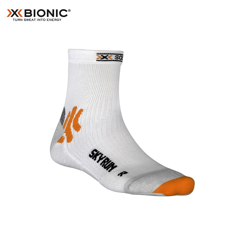 XBIONIC Men's And Women's Outdoor Running Marathon Silver Silk Stockings B000 Black 22.5cm-24(35-38) 2