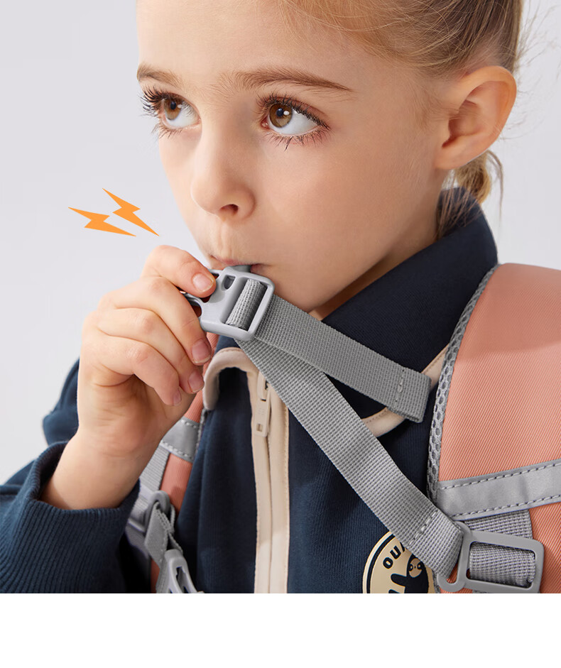 Deli Elementary School Spine-Protecting Backpack for Boys And Girls, Large Capacity Lightweight Backpack Regular Style BB189 Pink for Grades 1-3 14