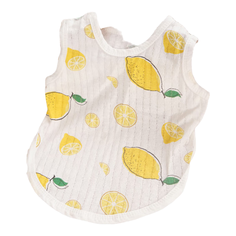 9I9 Baby Belly Cover, Summer Pure Cotton, Stomach Protection, Cold Prevention Sleeping Bag, Baby Vest, Four Seasons Half-Back Shirt, Newborn Belly Wrap, Lemo