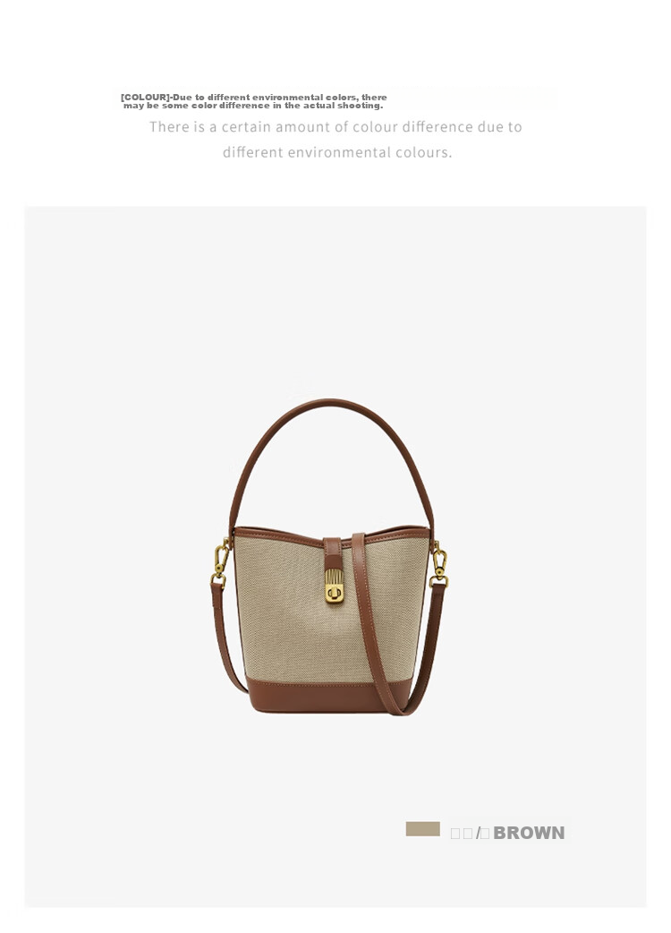 FOXER Women's Handbag, Large Capacity Bucket Bag, Tote Bag, Shoulder Crossbody Bag, Light Luxury Valentine's Day Gift 14