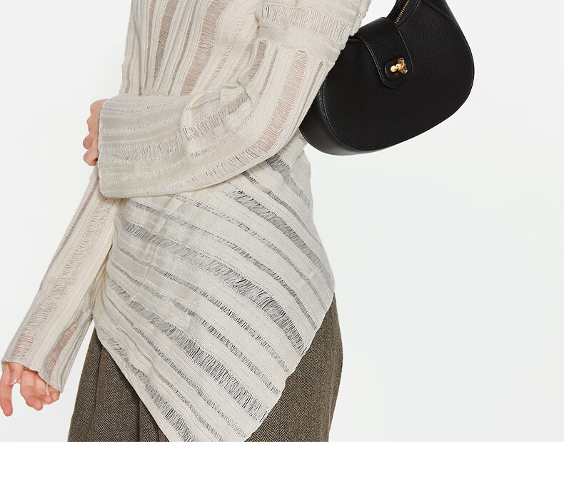 JONBAG New Moon Bag, Single Shoulder Underarm Crossbody Bag, High-End Niche Design, Versatile for Commuting, Perfect Gift for Girlfriend on May 20th 8