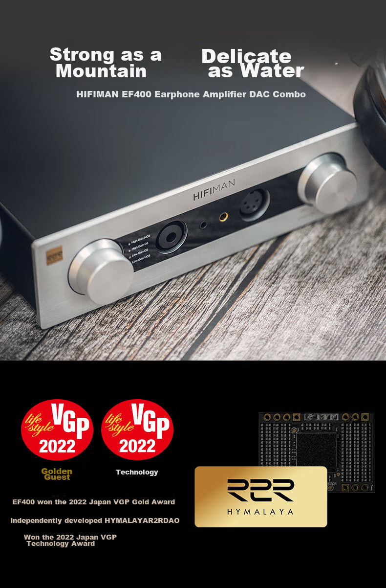 HIFIMAN EF400 Headphone Amplifier, Home Desktop Amplifier, Headphone Power Supply, Decoder 3