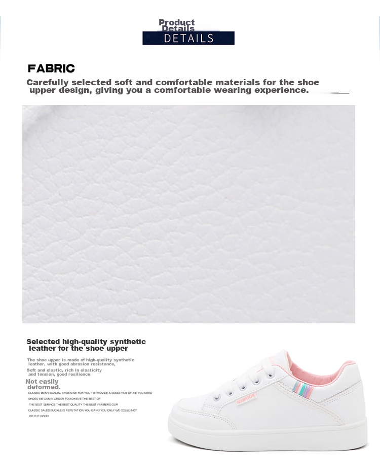 Warrior Casual Shoes for Women, Outdoor Thickened Simple Versatile White Sneakers, Student Couple Skateboard Shoes Running Sports Shoes WXY-L319N White Pink 39 18
