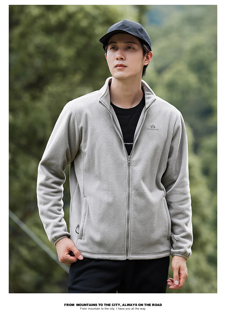 Pioneer Camp [300g Series] Fleece Jacket for Women, Spring And Autumn Casual Women's Jacket, Warm Fleece Inner Lining 14