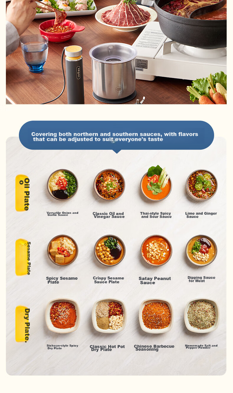 Donlim Meat Grinder Home Set Seasoning Machine Electric Baby Food Processor Multi-Functional All-In Mincer And Chopper DL-5028 Stainless Steel 10