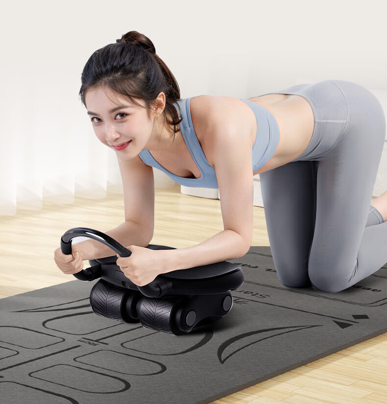 XTEP Four-Wheel Ab Roller with Automatic Rebound, Home Elbow Support, Weight Loss Abdominal Wheel, Plank Support Fitness Equipment for Men And Wome 15