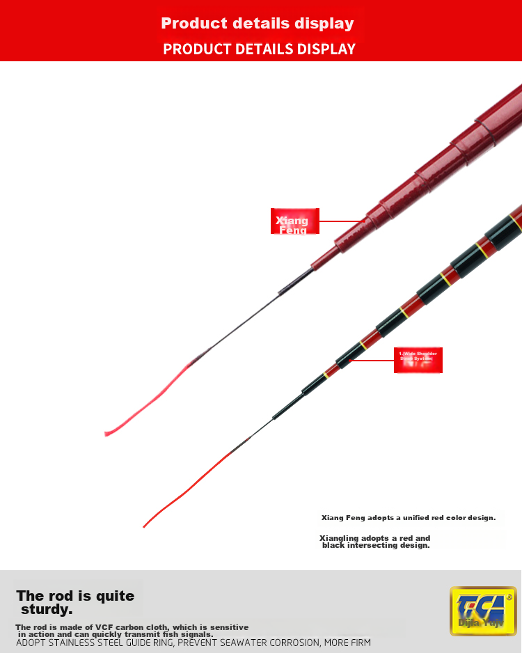 Dijia Stream Fishing Rod with Three Positions, Xiangling 4.5 Meters, 56 Grams, Eight Sections, Medium-Hard Action, Traditional Short Section Stone Bank Xige Baitiao 3