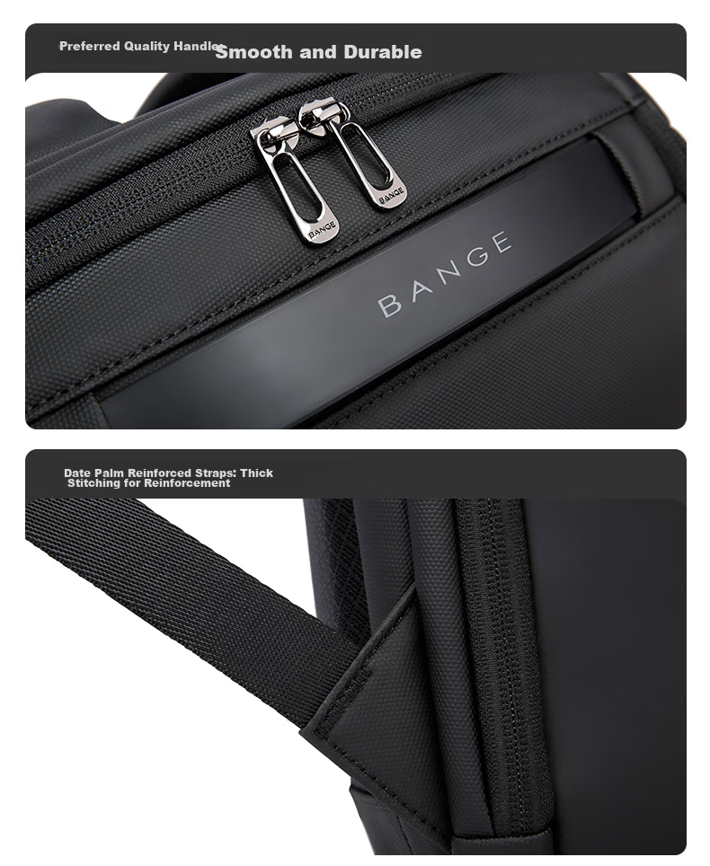 Bange Backpack for Men, Business Laptop Bag with Large Capacity, College Student Backpack for Travel, 16-Inch Laptop Bag 18