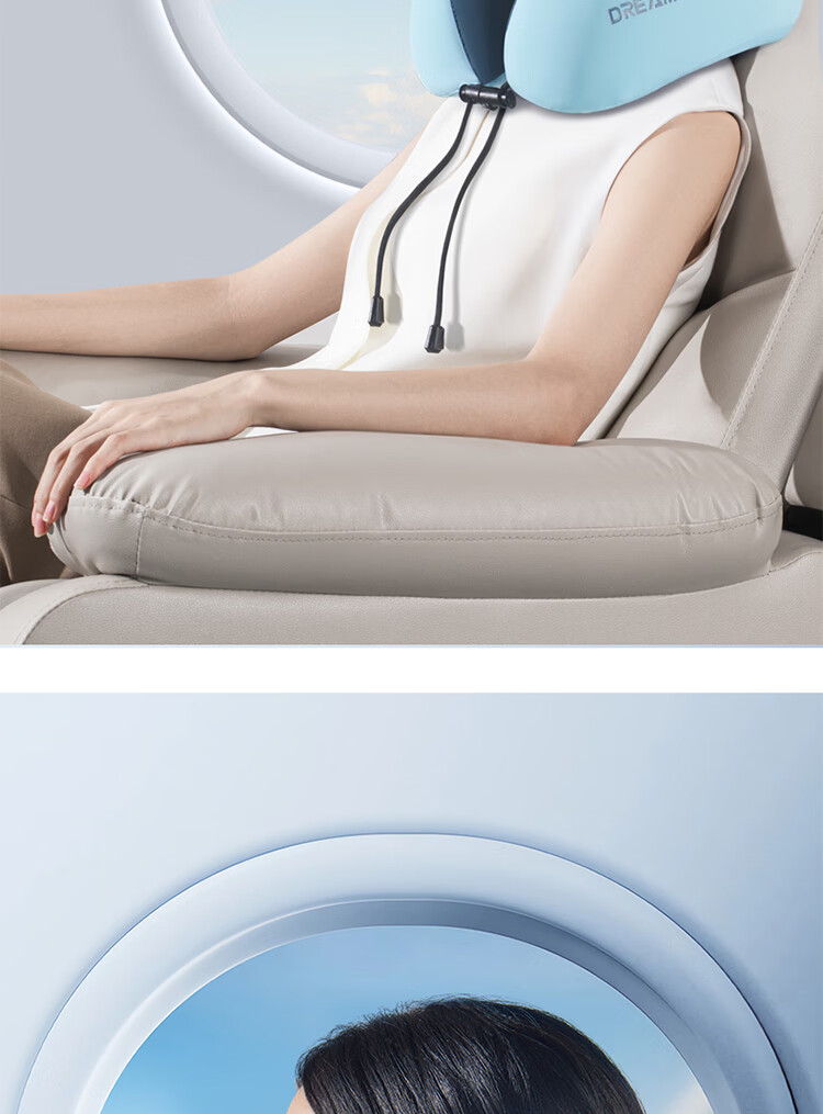 Buleishen Car U-Shaped Neck Pillow, Cervical Pillow, Memory Foam Neck Support Pillow for Driving And Travel 24