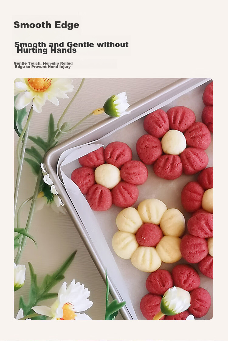 Xuechu 28cm Aluminum Alloy Square Baking Tray for Swiss Cake Roll, Cookies, Bread, Pizza, Tiramisu, And Ancient Bread Molds 7