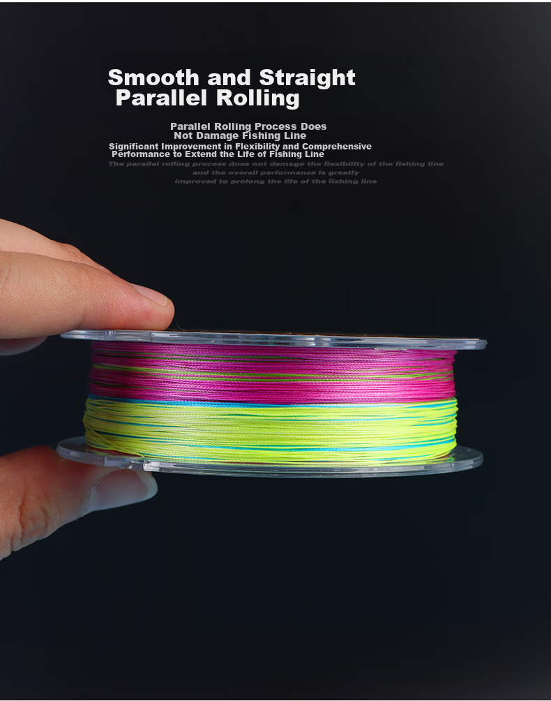 Xionghuo Fishing Line, 8-Strand PE Power Braid Line, Size 0.8, 100 Meters, Lure Rod Casting Rod Main Line, Ultra-High Tensile Strength Competitive Fishing Line 5