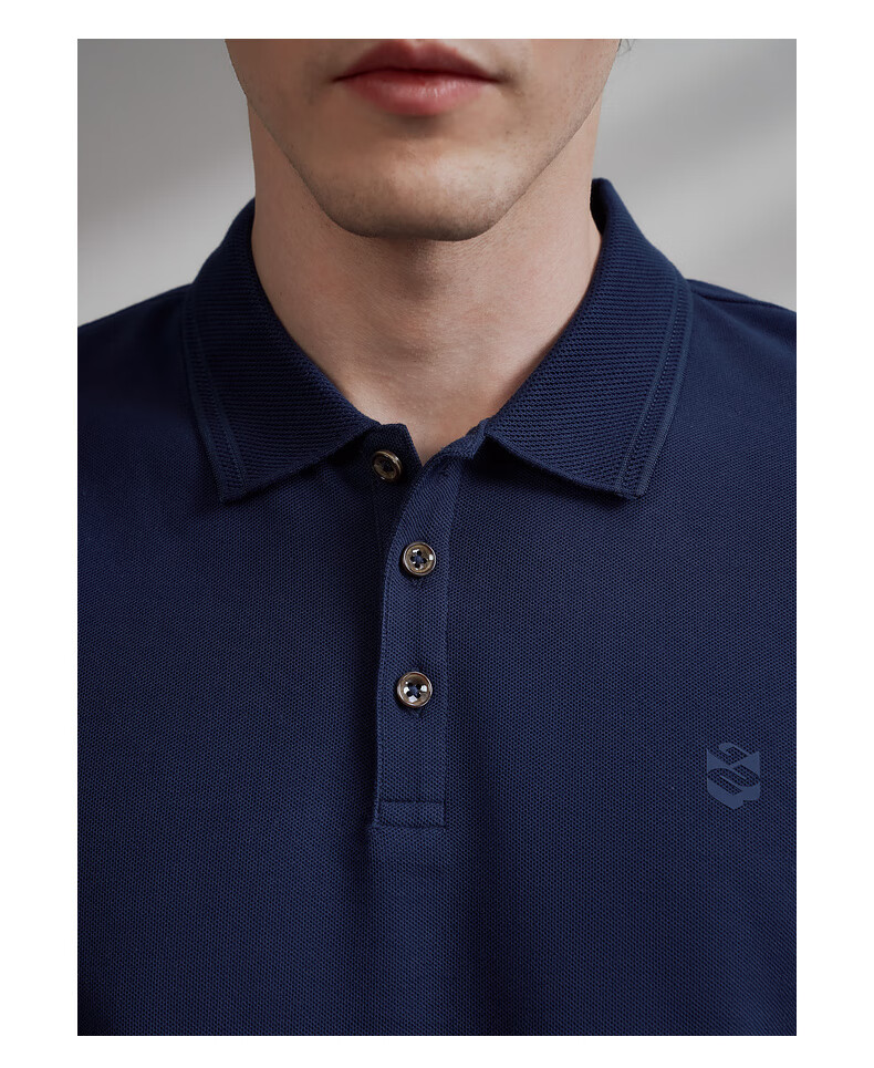 G2000 Pique Comfortable Skin-Friendly Spring Summer Men's Printed Logo Polo Shirt Dark Blue 2XL 11