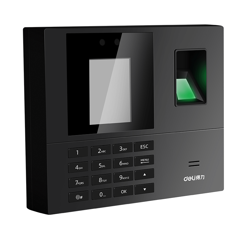 Qiyeweixin Attendance Machine, Facial And Fingerprint Recognition Punch-In Device, Real Voice Unattended Punch-In with WIFI Communication And Cloud Attendance System, Remote Multi-Store Management, One-Click Report Generatio