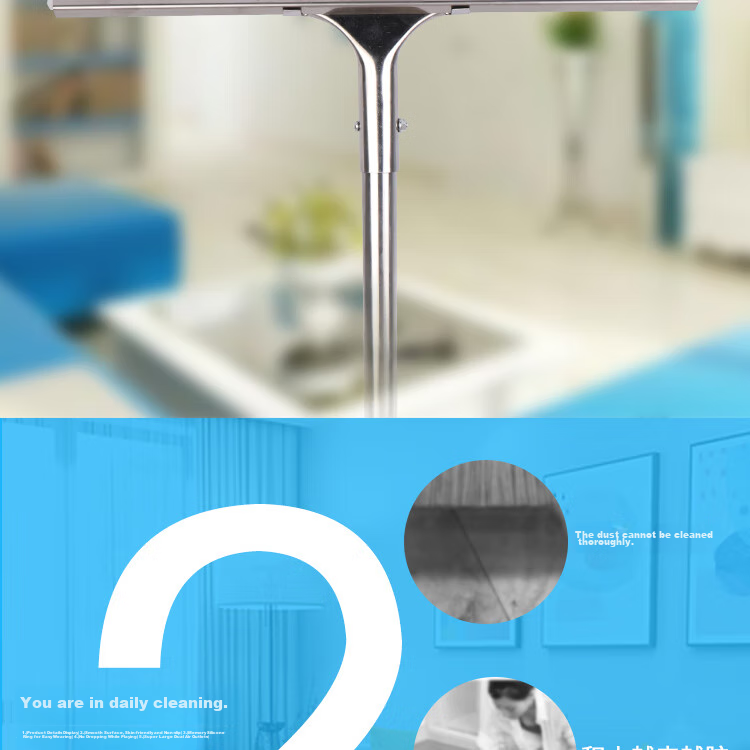 Aoyida 80cm Floor Squeegee, Silicone Floor Scraper, Floor Water Wiper, Mop Blade, Household Bathroom Water Sweeper Board 3