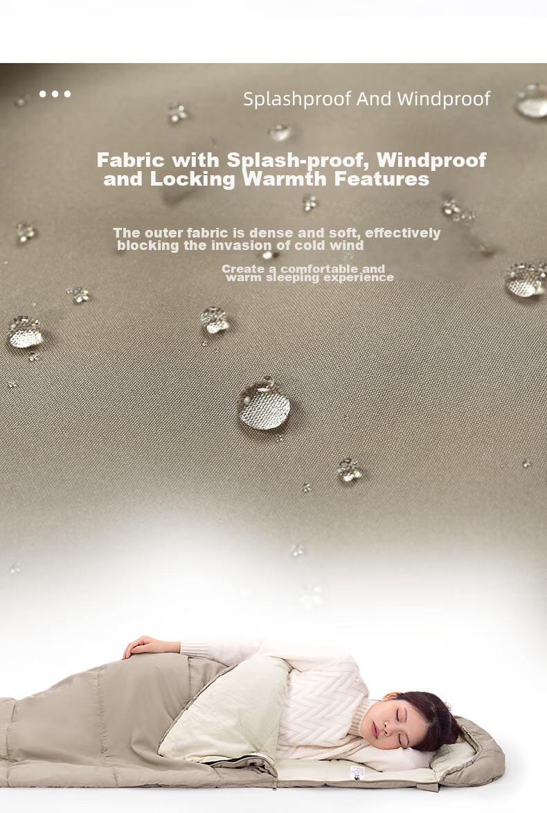 CAMEL Outdoor Camping Sleeping Bag for Adults, Portable, Adult Dirt-Proof, Warm, Thickened, Cold-Resistant [Panda Co-Branded Edition] 5
