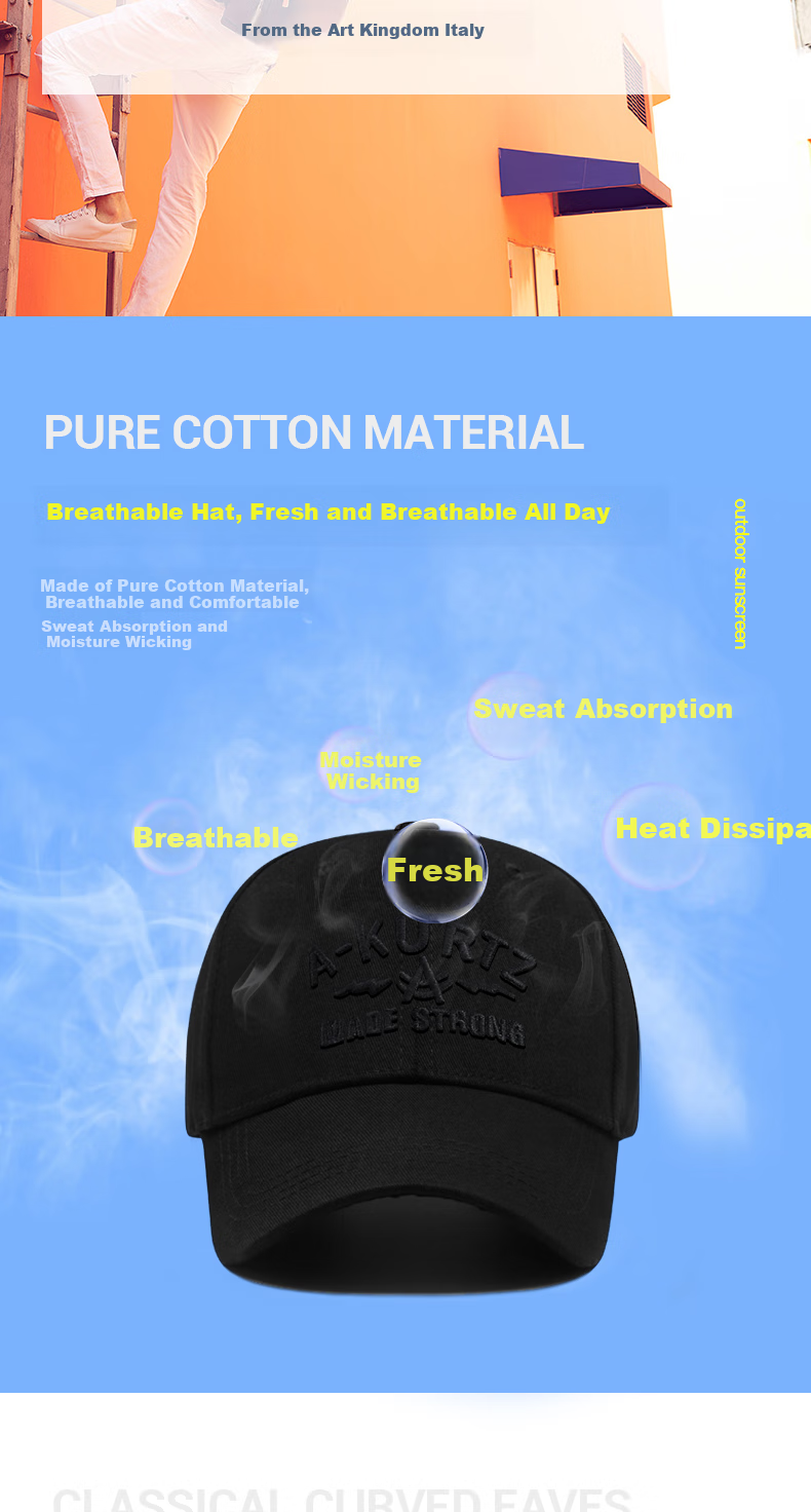 TUCANO Men's Hat, Korean Style Versatile Baseball Cap, Spring And Summer Trendy Fashionable Outdoor Hiking Cap, K508 3