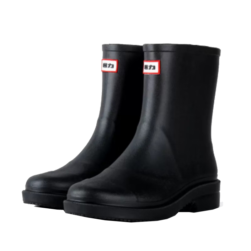 Warrior Rain Boots for Women, Fashionable Adult Mid-Calf Waterproof Rubber Shoes HLOZ3 Hey 40