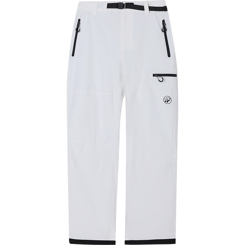 CAMEL Unisex Snowboard Pants Three-Proof Wear-Resistant Casual Trousers A34CA1L8652 Boundless White S