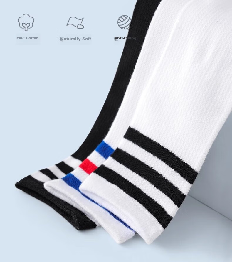 LangSha Children's Socks, Girls' Mid-Calf Socks, Spring And Summer Mesh Breathable Socks, Girls' Preppy Style Versatile School Uniform Socks, Size L 8