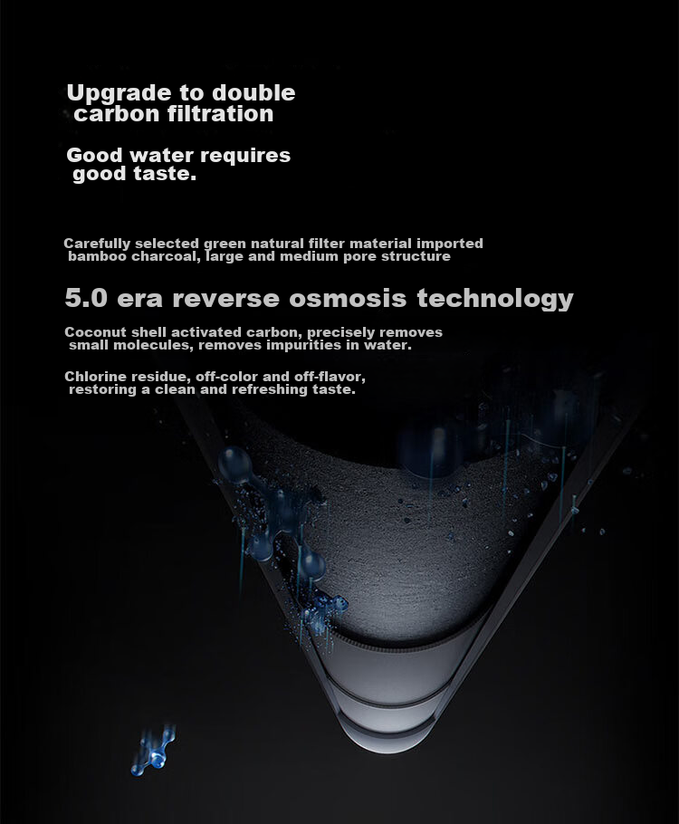 Mijia Xiaomi Water Purifier, Under-Sink Dual-Core 1200G Pro, 8-Year Long-Lasting Main RO, Dual RO Mother And Baby Grade Ultra-Pure Water Quality Kitchen Under-Sink Water Purification Machine MR 1253-A 12