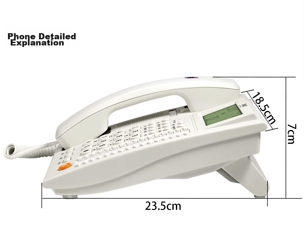 Guowei Telephone Extension HB MT-2, Front Desk Switchboard, Business Office, One-Touch Transfer, One-Touch Dialing, Feature Phone, Hotel Reception Telephone, Hands-Free Call Display 11