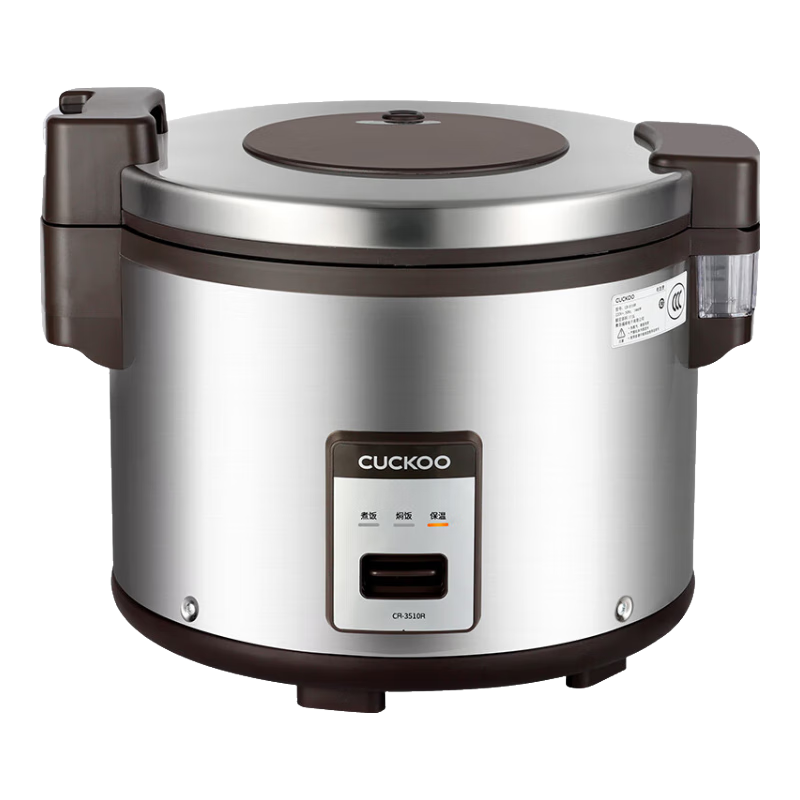 CUCKOO Korean Brand Large Capacity Rice Cooker, Non-Stick Bottom, Easy to Clean, 3D Heating, Long-Lasting Heat Preservation, Electric Rice Cooker, 17.5L, Serves 8+ People, CR-3510R
