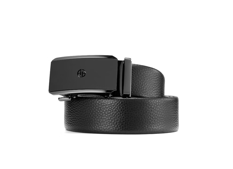 Aokang Men's Automatic Buckle Belt, Top-Grain Leather Gift Box, Business Trouser Belt, Birthday Gift for Husband 11