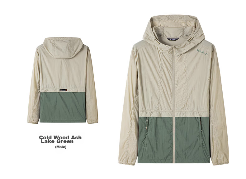 TOREAD Sun Protection Clothing, UV-Resistant, Lightweight, UPF50+, Breathable Skin Coat, Sun Protection Jacket, TAZZCN81842 30